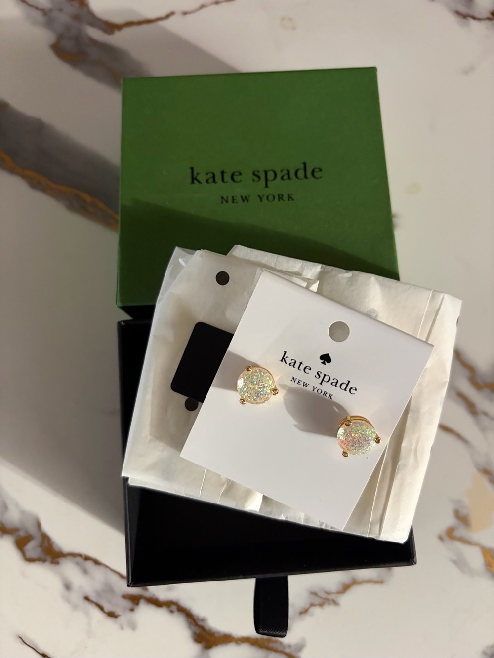 kate spade Iridescent Stud Earrings RISE & SHINE